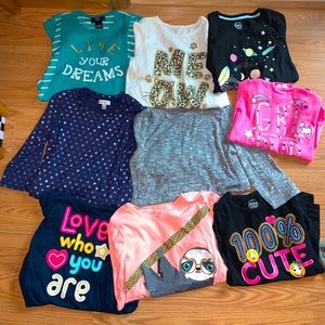 (Bundle) girls size 7/8 long sleeve shirts